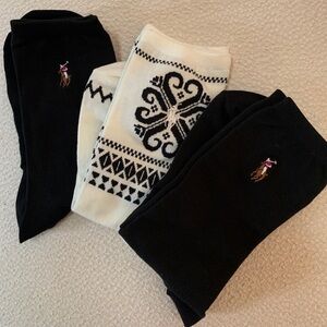 Ralph Lauren Women’s Sock Bundle NWT 3 Pair